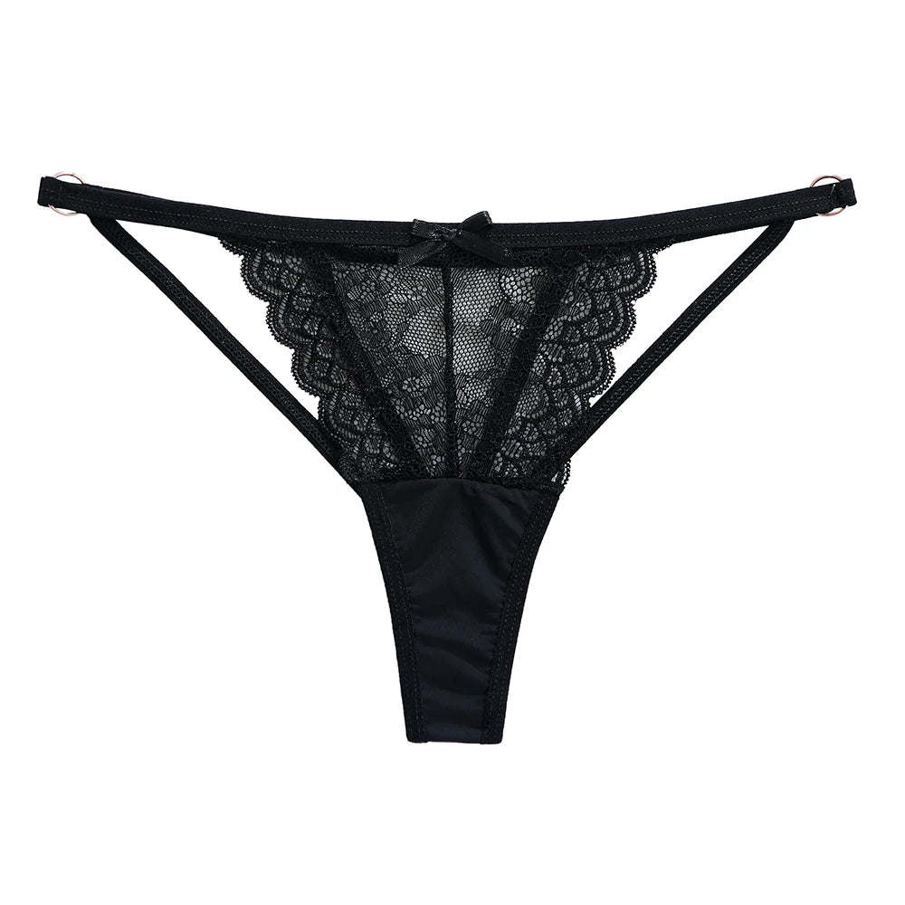 Sexy Lace Panties Women Low-waist Underwear Thong Ladies Lingerie Temptation Intimates Seamless Femlae Lingerie