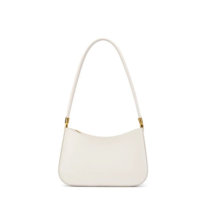 Split Leather Hobo Shoulder Bag – Soft Fashion Crossbody Pur