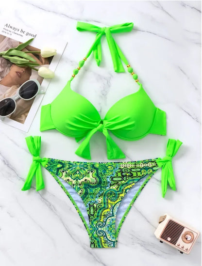 Bikini Swimsuit Thong Bikinis  Suits Brazilian