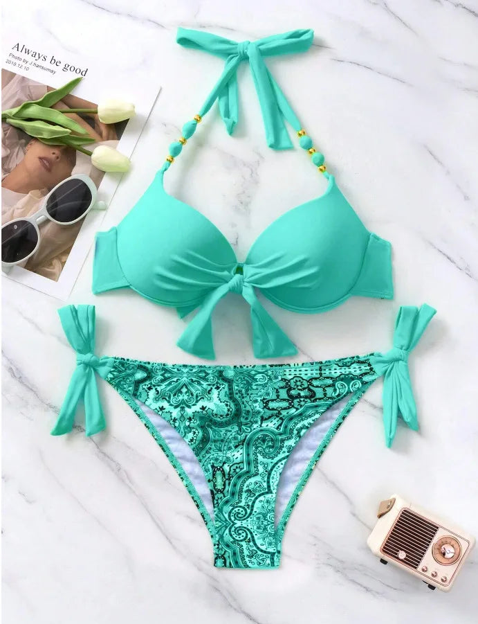 Bikini Swimsuit Thong Bikinis  Suits Brazilian