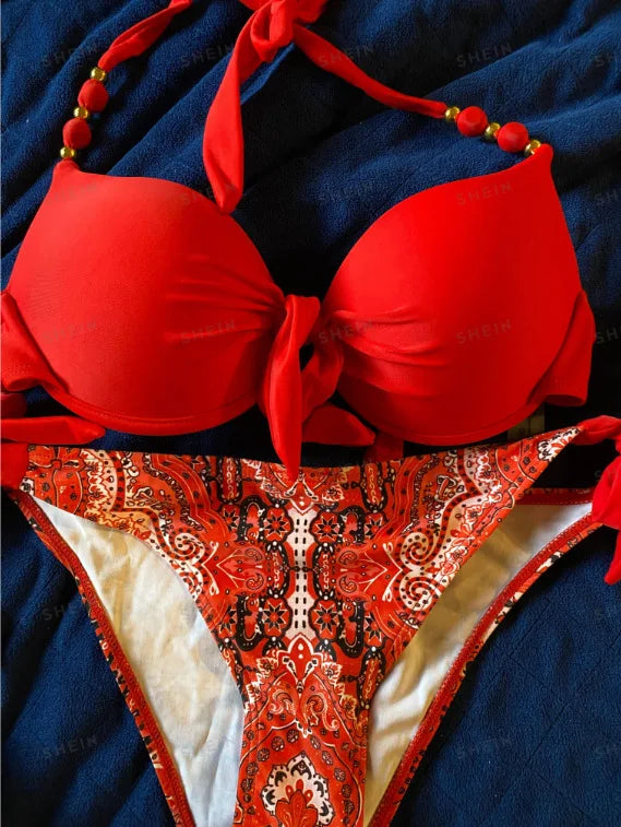 Bikini Swimsuit Thong Bikinis  Suits Brazilian