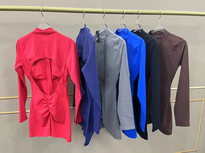 All-Season Long-Sleeve Activewear Performance Top