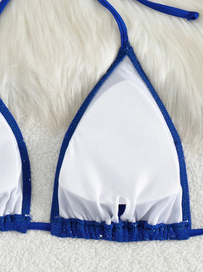 Minimalist Triangle Bikini Ensemble