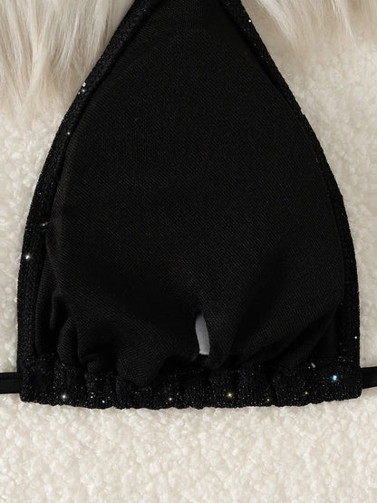 Minimalist Triangle Bikini Ensemble