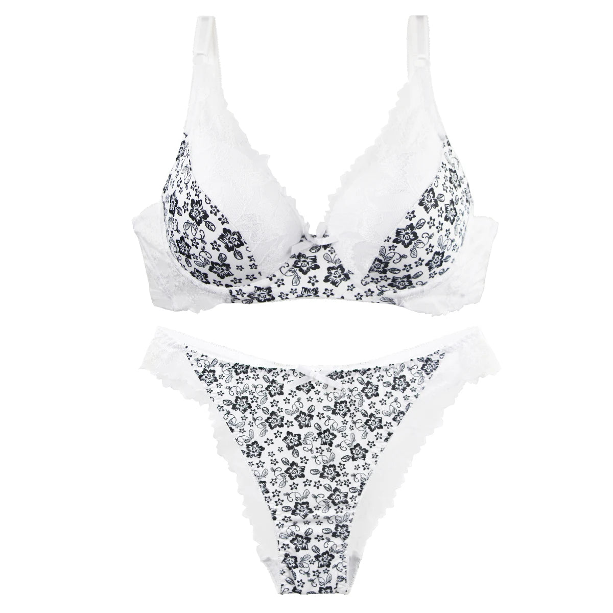 Floral Lace Push-Up Set