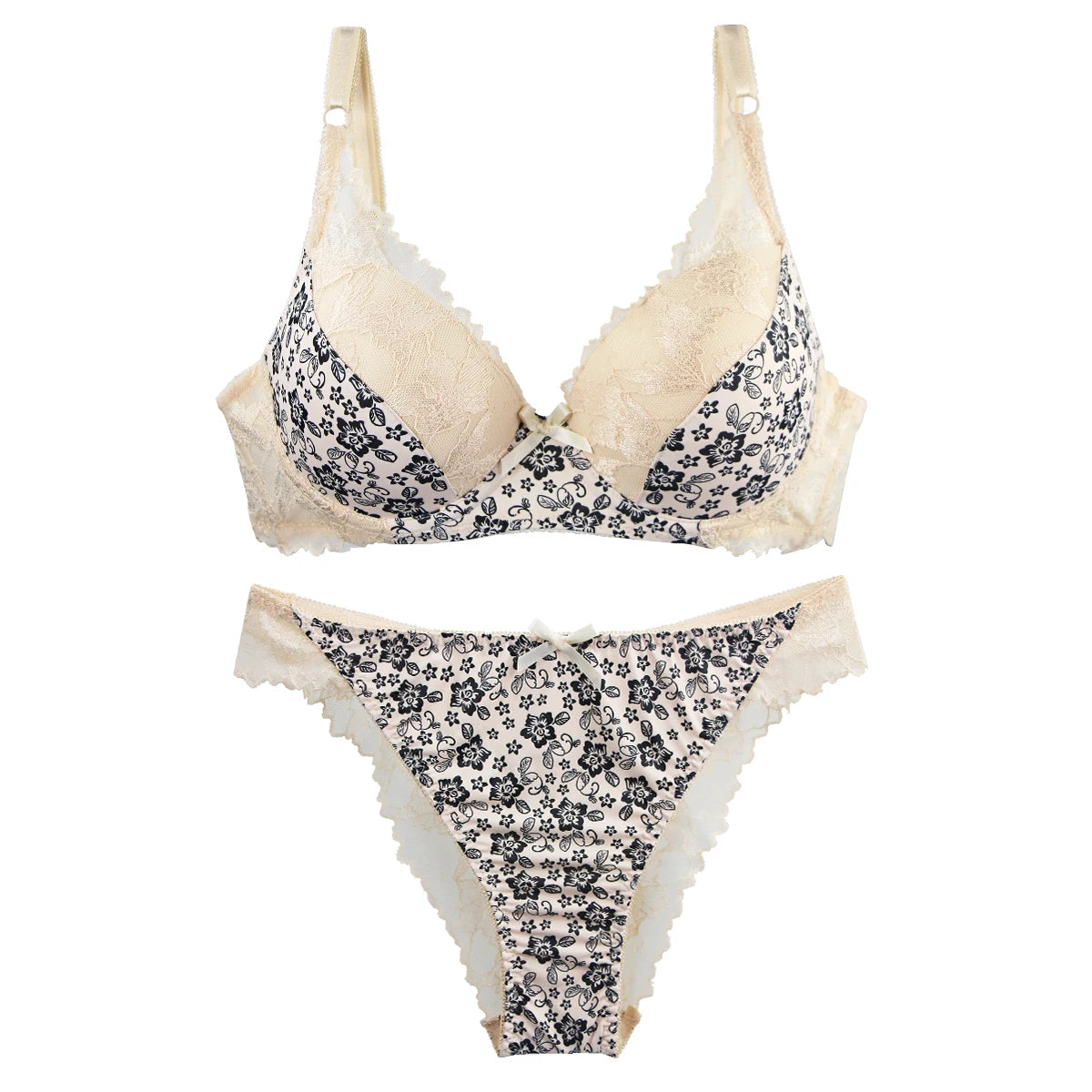 Floral Lace Push-Up Set