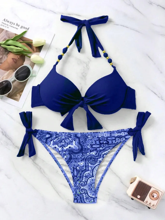Bikini Swimsuit Thong Bikinis  Suits Brazilian