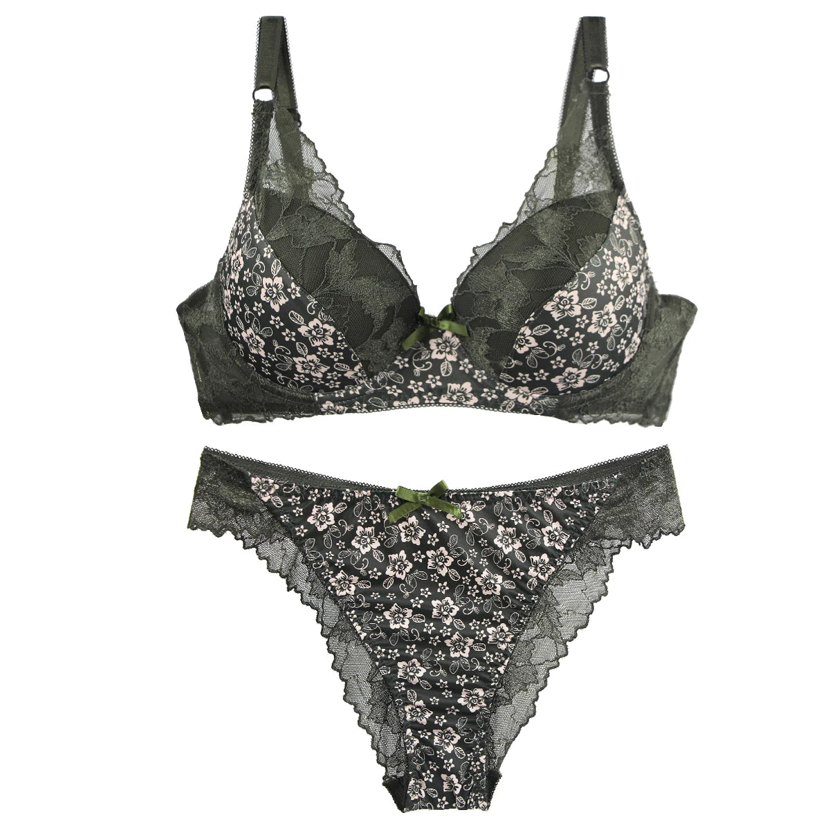 Floral Lace Push-Up Set