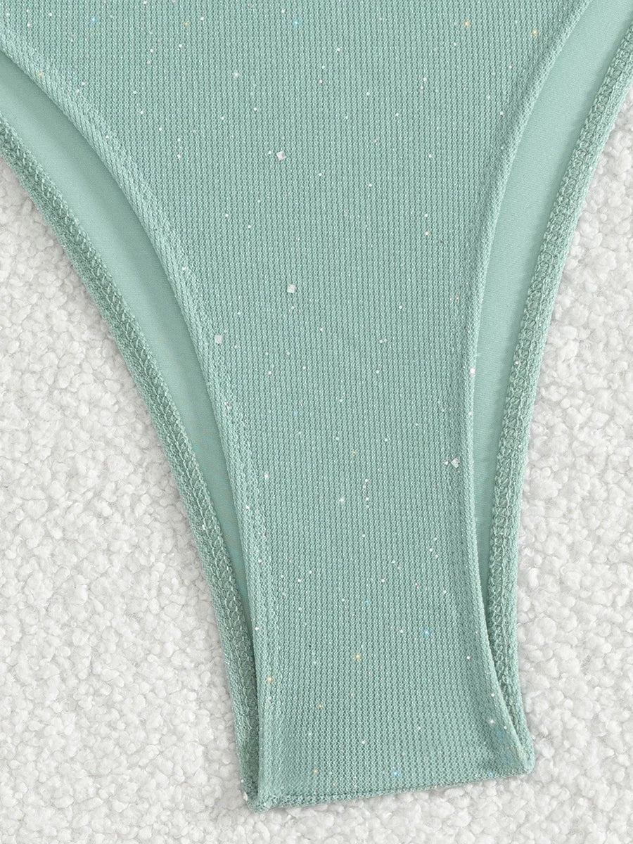 Minimalist Triangle Bikini Ensemble