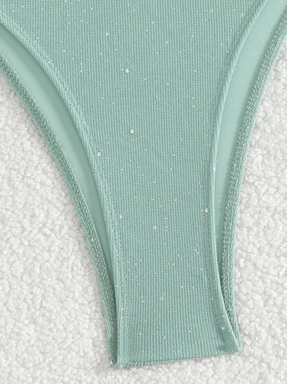Minimalist Triangle Bikini Ensemble