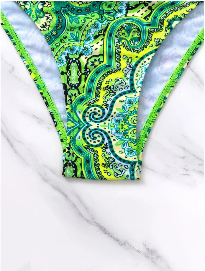 Bikini Swimsuit Thong Bikinis  Suits Brazilian
