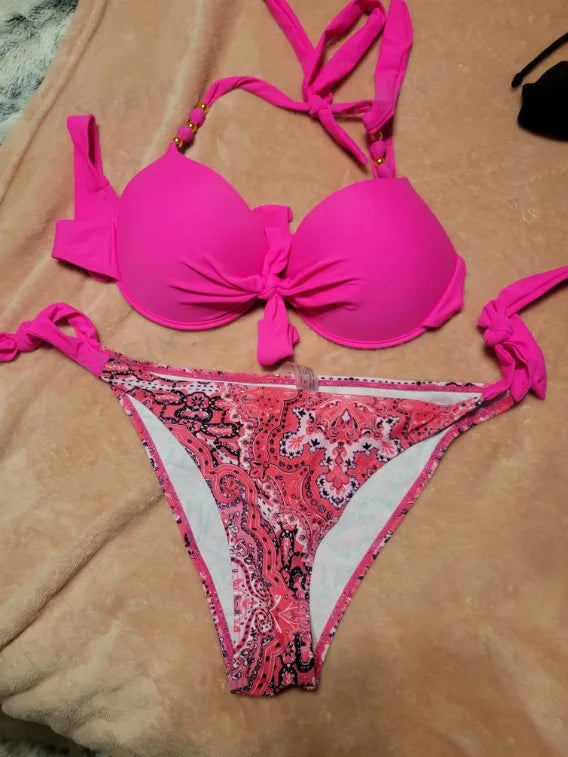 Bikini Swimsuit Thong Bikinis  Suits Brazilian