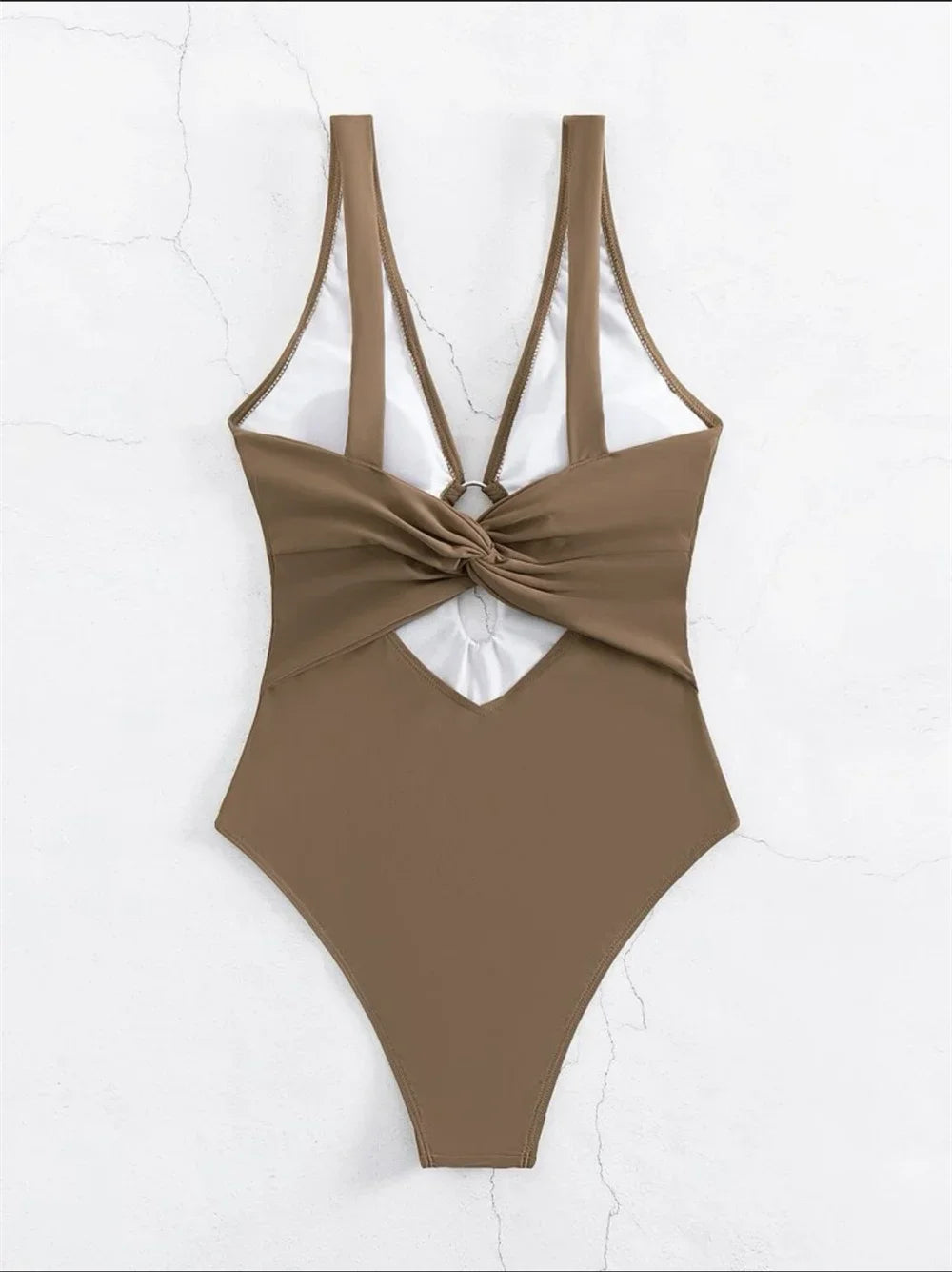 Hollow-Cut Beach Bikini Set