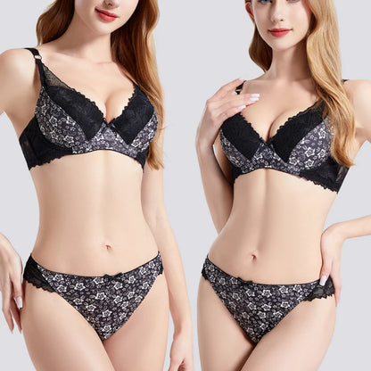 Floral Lace Push-Up Set