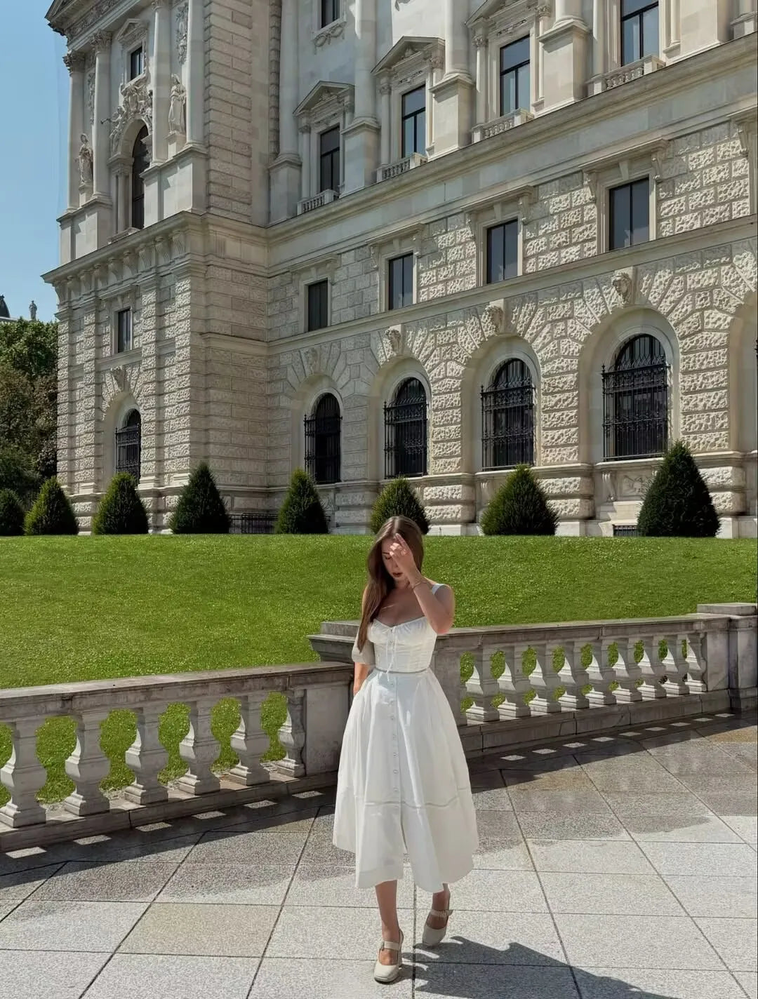 Breathable Cotton Midi Dress for Women – Everyday Summer Wear