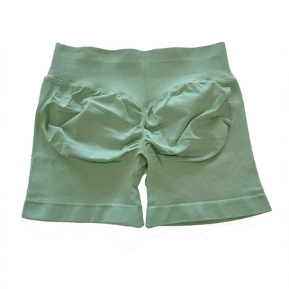 Low Ribbed Band Scrunch Bum Gym Shorts