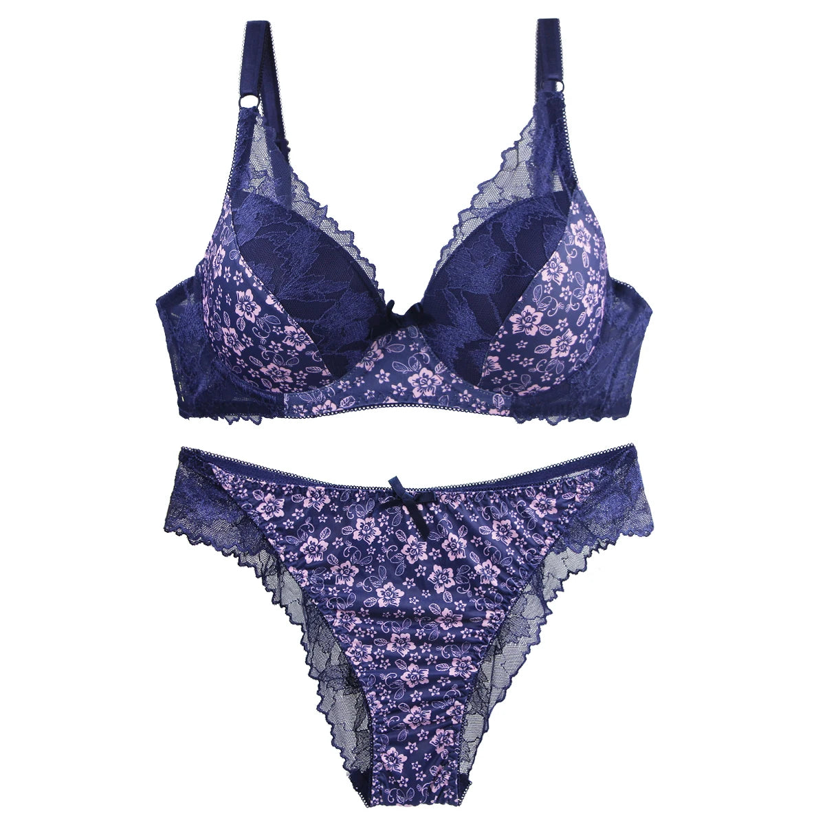 Floral Lace Push-Up Set