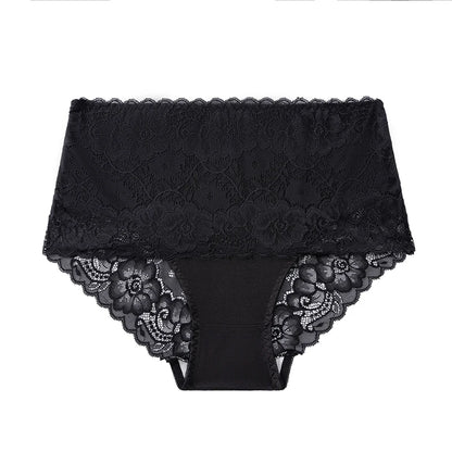 Elegant High-Rise Lace Stretchy Panty
