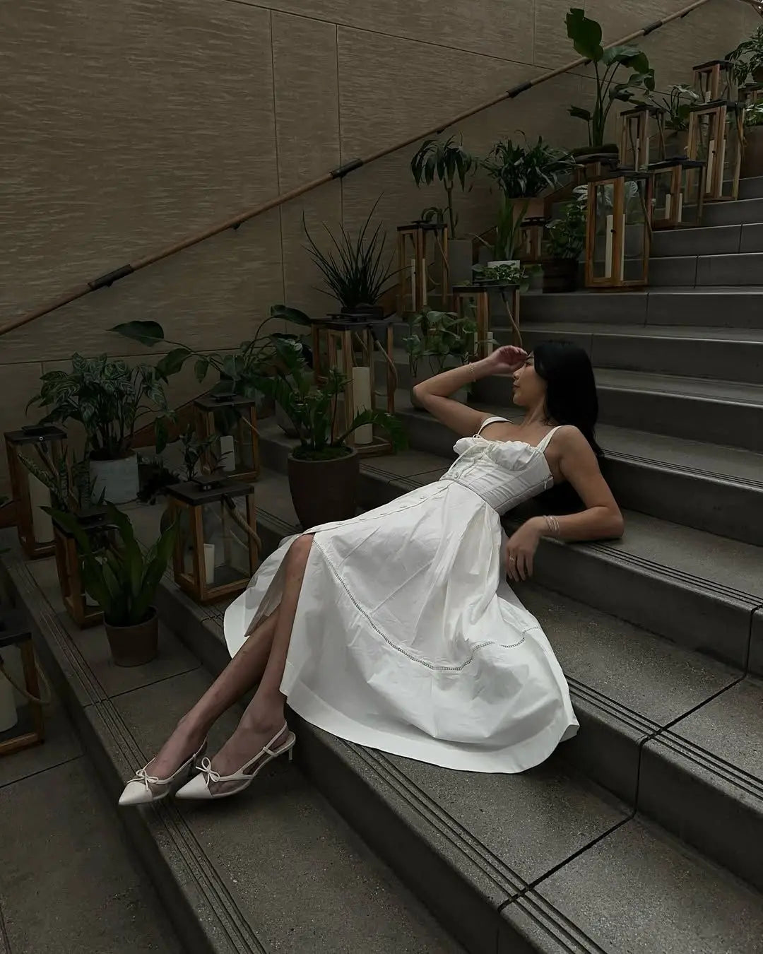 Breathable Cotton Midi Dress for Women – Everyday Summer Wear