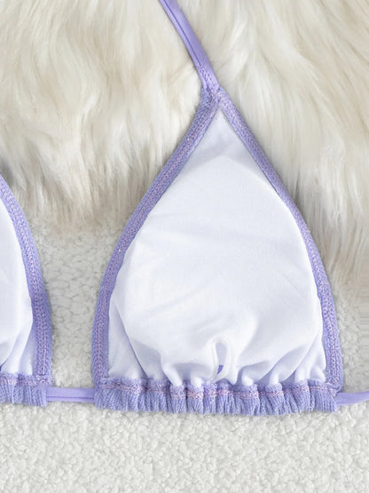 Minimalist Triangle Bikini Ensemble