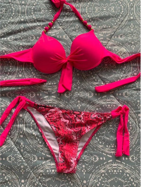 Bikini Swimsuit Thong Bikinis  Suits Brazilian