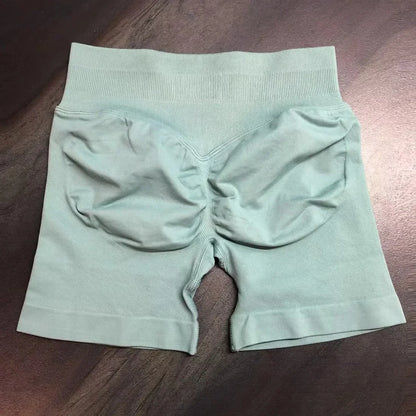 Low Ribbed Band Scrunch Bum Gym Shorts